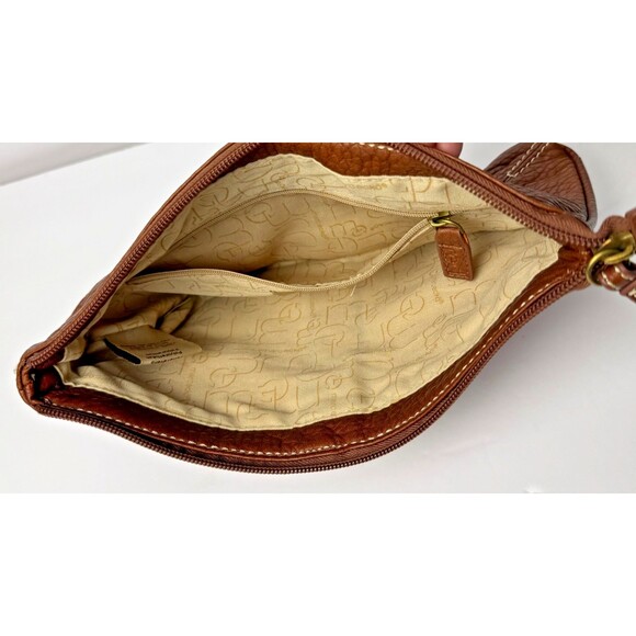 Red by Marc Ecko Bag Brown Pebbled Texture Stud Wristlet Clutch Urban Streetwear - Picture 5 of 8